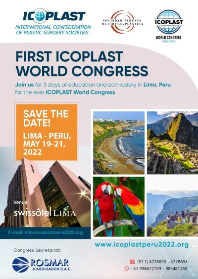 First ICOPLAST World Congress Lima Peru May 19-21, 2022